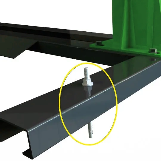 Parabolts (chumbadores) — Elevador automotivo 2600