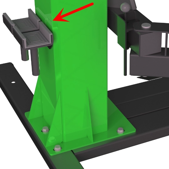 Suporte sapata — Elevador automotivo 4200
